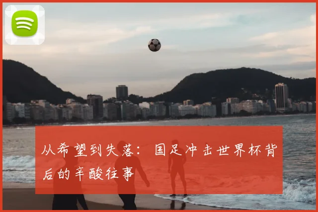 从希望到失落：国足冲击世界杯背后的辛酸往事